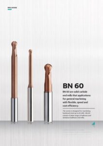 HPMT bn 60 ballnose end mill